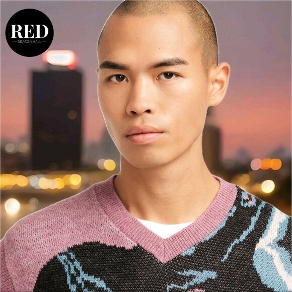 Nike Air SB Sweater Vest Yarn Knit Snake Print Plum Dust FV7391-523 - Size M - Picture 7 of 11